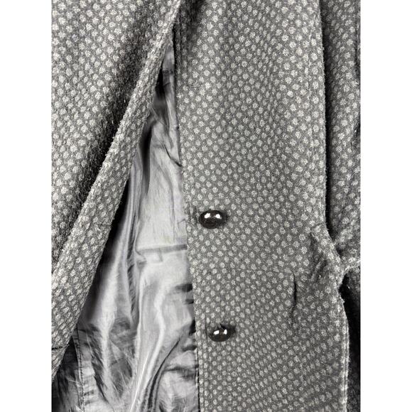 Banana Republic Womens Wool Blend Preppy Academia Coat Size M Belted - Picture 3 of 7